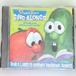 💥Veggietales Bob & Larrys Sunday Morning Songs CD 15 Songs Sunday School Church